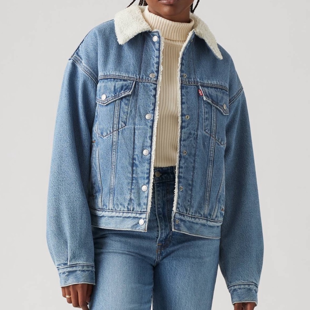 Levi's sherpa 90s trucker Jacket